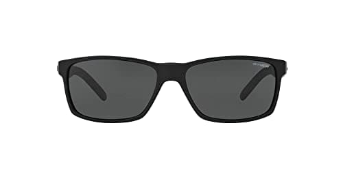 Image of Arnette Men's 0AN4185 447/87 58 Sunglasses, Black Rubber/Gray