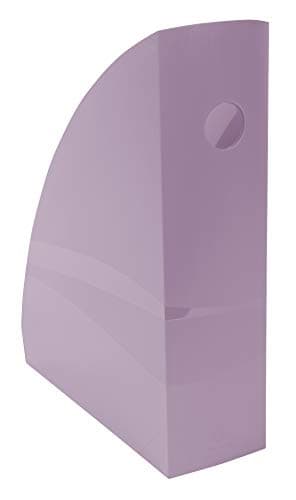Image of Exacompta - Ref 18264D - Aquarel Collection - MAG-CUBE Magazine File - 266 x 82 x 305mm in Size, Suitable for A4 Documents, Large Capacity - Mauve (Pack of 6)