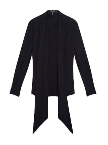 Image of Ted Baker Women's Slouch Sleeve Waisted Top Sweater, Black, S