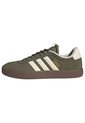 Image of adidas Men's VL Court 3.0 Shoes, Olive strata/Cream White/GUM5, 8 UK
