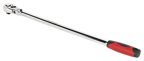 Image of Sealey AK6698 Ratchet Wrench Flexi-Head Extra Long 600mm 1/2"Sq Drive