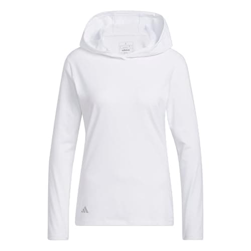 Image of adidas Women's Performance Golf Hoodie, white, S