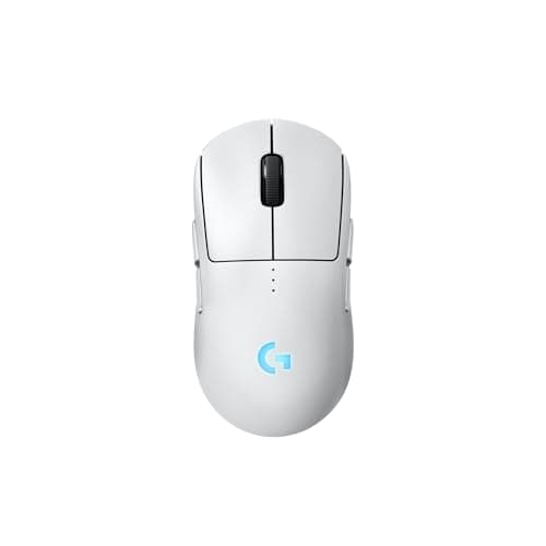 Image of Logitech G PRO 2 LIGHTSPEED Wireless Gaming Mouse, Right- or Left-Handed Mouse with up to 4 Customisable and Switchable Magnetic Side Buttons, 44K DPI Sensor, USB-C Charging, for PC/Mac - White