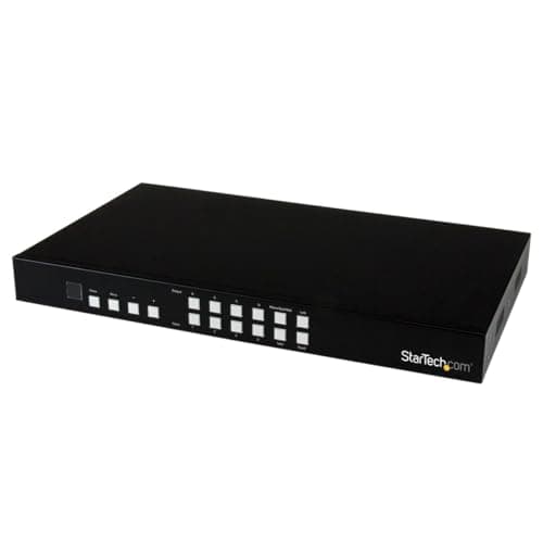 Image of StarTech.com 4x4 HDMI Matrix Switch with Picture-and-Picture Multiviewer or Video Wall - 4x4 Matrix Switch with Video Combining (VS424HDPIP)