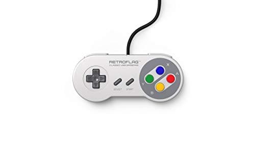 Image of RETROFLAG Classic Wired USB Gaming Controller Compatible with PC, Raspberry Pi and Nintendo Switch Retro SNES Style JPad