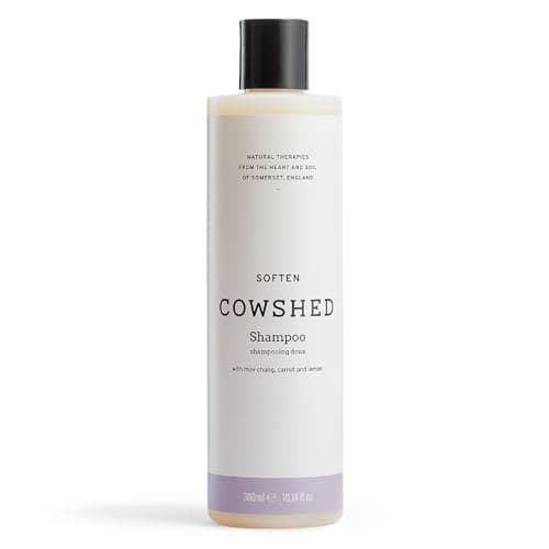 Image of Cowshed Soften Shampoo 300ml | Gentle Shampoo for All Hair Types | Natural, Vegan, & Paraben Free | Moisturising & Strengthening with May Chang, Lemon, and Lavender