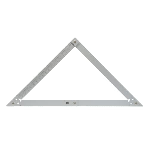 Image of Dapetz ® 600mm Aluminium Folding Square, 24" Carpenters Measuring Framing Square, Tiling Carpentry and Roofing Tools With a Nylon Storage Pouch for a Variety of Construction & DIY Jobs