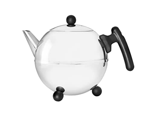 Image of Bredemeijer 1.2 L Stainless Steel Teapot Bella Ronde, Black