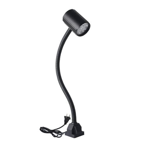 Image of Magnetic work light, LED machine tool work light, 110V~220V, switch strong magnetic seat long arm high power magnetic work light, suitable for CNC milling machine drilling machine(5W 110-220V Screwed