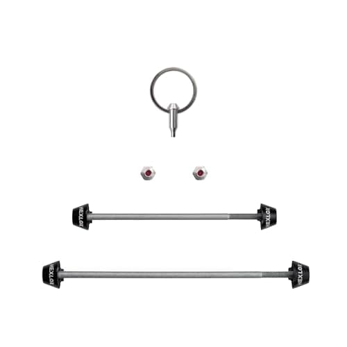 Image of Hexlox Bike Anti-Theft Locking Skewer Set | Bicycle Wheels Anti Theft Protection | Front And Rear Wheel | Tamper Proof
