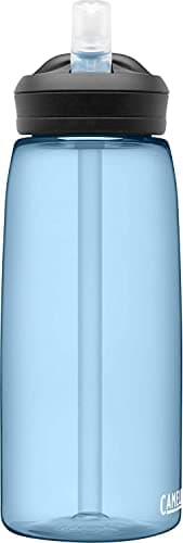 Image of CAMELBAK Eddy+ Straw Tritan Bottle - Bright Blue, 1000ml / 1L 1 Litre 32oz Plus Tritan Flask Vessel Canteen Cup Water Juice Drinking Drink Storage Container Holder BPA Free Reusable Safe Eco Friendly
