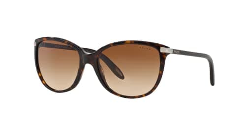 Image of RALPH Women'S Mod. 5160 Sun 0Ra5160 510/13 57 Rectangular Sunglasses 57, Dark Tortoise/Brown Gradient