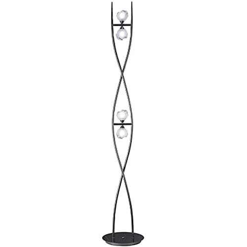 Image of Inspired Mantra - Fragma - Floor Lamp 4 Light G9, Black Chrome