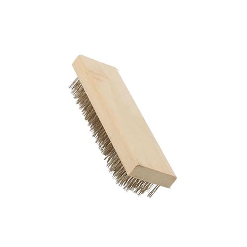 Image of TWISAXC Grill Soft Brass Brush Tool For Heavy Duty Barbecue Cleaning And Floor Scrubbing Applications Concrete Brush Is Also Suitable For Industrial Handle Wire Concrete Wire , 20cm