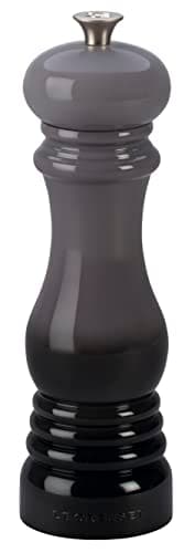 Image of Le Creuset Classic Adjustable Salt Mill Grinder, Chip-Resistant ABS Plastic, Anti-Corrosion, 40g, Flint, 96002000444000