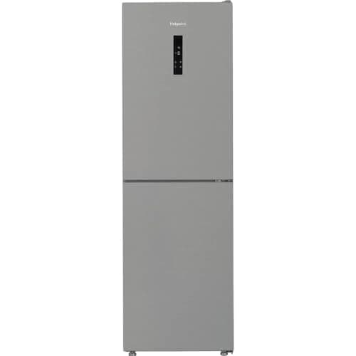 Image of HPKF 6353 XP4UK 50/50 Freestanding Fridge Freezer, Frost Free, Silver, Multi Air Flow Cooling, Large Capacity, Energy Efficient, Adjustable Shelves, Modern Kitchen Design
