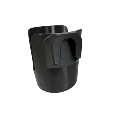 Image of Cup Holder Compatible with Cybex Strollers, Secure and Convenient Drink Holder for Prams, Black