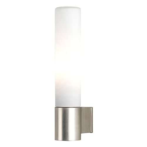Image of Astro Bari Bathroom Wall Light - IP44 Rated - (Matt Nickel), G9 Lamp, Designed in Britain - 1047004 - 3 Years Guarantee