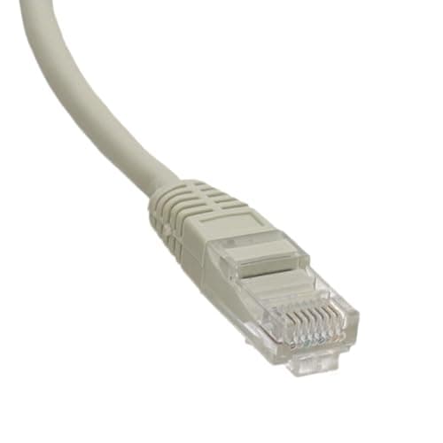 Image of kenable Grey Ethernet Cable Cat5e RJ45 Network Patch Lead UTP 26AWG CCA for PC Laptop Xbox PS3 Router 0.5m