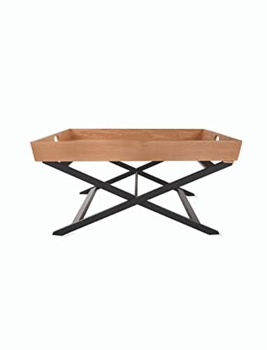 Image of Garden Trading Butlers Coffee Table Crafted in Oak | H45 X W90 X D90cm