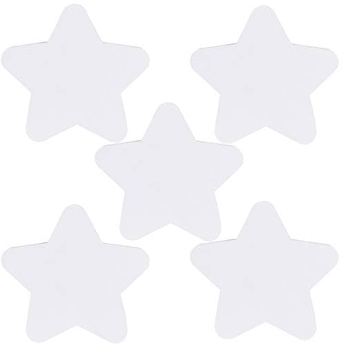 Image of Milisten Star Shaped Canvas Stretched Artist Canvas Stretched Boards for Oil Painting 5pcs
