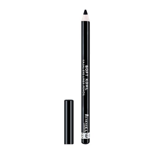 Image of Rimmel Soft Kohl Kajal Professional Eyeliner Pencil, Jet Black