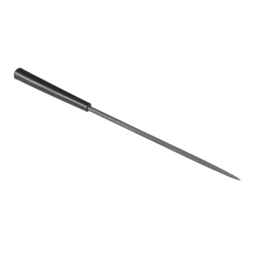Image of CoCud Round Needle File, 3mm Shank Size 140mm Total Length, Steel Rasps Files with Nonslip Handle - (Applications: for Workshops)