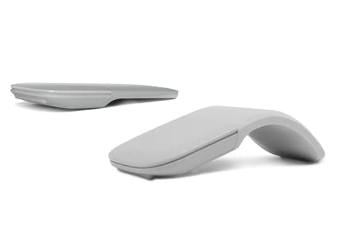 Image of Accuratus Curve Touch Mouse – Bluetooth® Wireless Foldable Mouse with Touch Scroll (White)