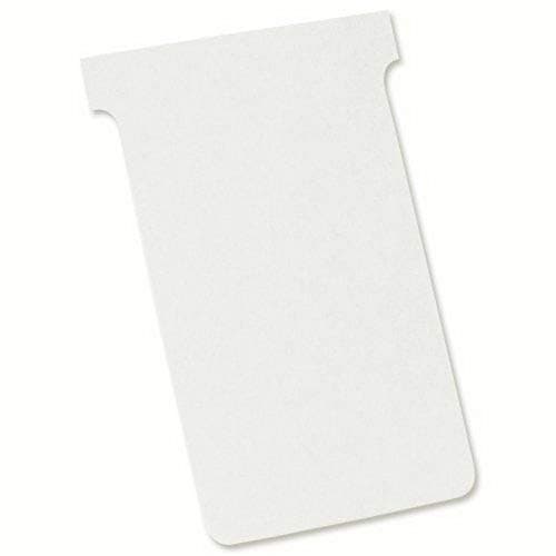 Image of Nobo Board Accessory, T-Cards in Blister Pack, Size 3, Pack of 100, Green White