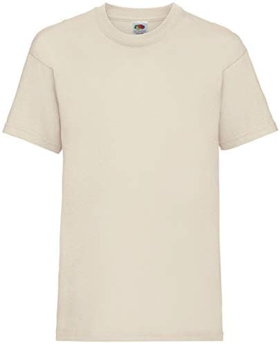 Image of Fruit of the Loom, Value t-shirt for children - Beige - 128