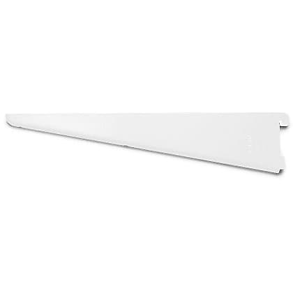 Image of Twin Slot Shelving Bracket 270mm White Anti-Microbial Finish Strong 69kg Max Load