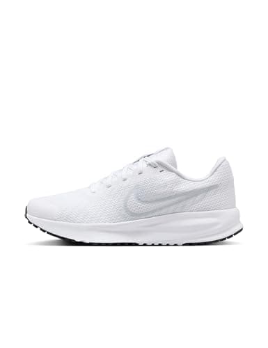 Image of Nike Women's Run Defy Running Shoe, White/Pure Platinum/Black, 6.5