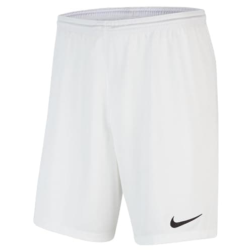 Image of NIKE Mens Dri-fit Park 3 Pants, White/(Black), M EU