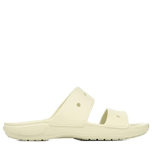 Image of Crocs Unisex Classic Sandal Sandal, Bone, Size 6 UK Men/ 7 UK Women