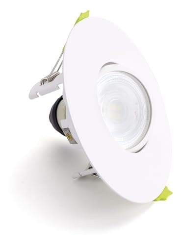 Image of Integral ILDLFR70K182 Evofire GU10 Tilt Downlight, White, 110mm, Round