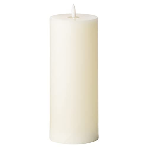 Image of Hill 1975 Luxe Collection Natural Glow 3.5 x 9 LED Ivory Candle, PLASTIC,WAX, Multi-Colour, One Size
