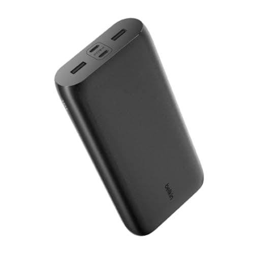 Image of Belkin BoostCharge 4-Port Power Bank 26K, Battery Pack with USB-C,A Ports, Fast Charge USB-C Power Delivery, Portable Charger for iPhone 16, 15, 14, 13, 12, iPad Pro, Galaxy S24,Ultra, S24+