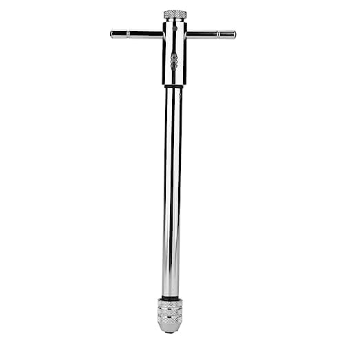 Image of VIFERR Ratchet Tap Wrench M3-M8 Adjustable T-Handle Ratchet Tap Wrench Reversible Ratchet Tap Holder 250 mm for Tap and Die Set (M3-M8 Long)