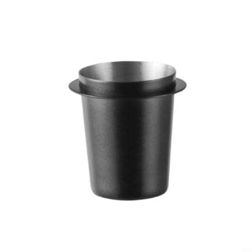 Image of ComfyHarbor Stainless Steel Coffee Dosing Cup with 51mm 53mm 58mm Sizes for Espresso Machine Portafilter Filling and Grinder Transfer, Food Safe and Rust Resistant(Black 51mm)