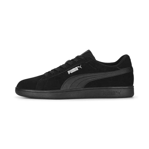 Image of PUMA Mens Smash 3.0 Sneaker, Puma Black Puma Black Puma Silver, 9 UK