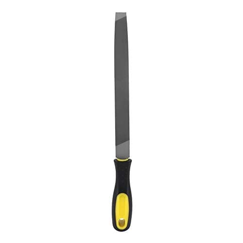 Image of 8in Flat Mill File Smooth Blade with Handle File Sharpening Tool Engineers Engineering Metal Sharpening File