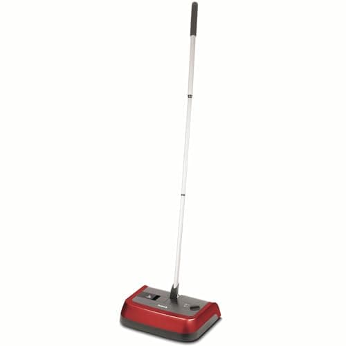 Image of Ewbank Evolution 3 Adjustable Floor & Carper Manual Sweeper, Red