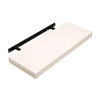 Image of CENTURION PINE 07779 270996 Hudson Gloss Floating shelf kit finished in cream 900x240x40