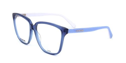 Image of Moschino Love MOL583 Square Eyeglasses for Women, 55 mm Size, Blue