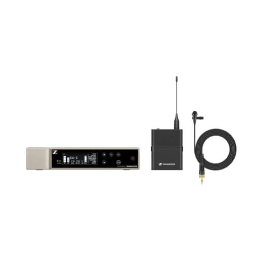 Image of Sennheiser EW-D ME2 Lavalier Microphone Set, Black, XLR, 56 MHz Bandwidth
