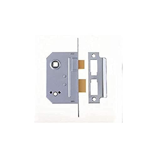 Image of Yale Locks PM236CH25 Bathroom 2 Lever Sash Lock 2.5-inch - Polished Chrome Finish