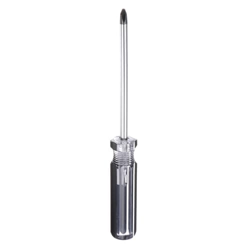 Image of sourcing map Magnetic Phillips Screwdriver 6x100mm Rod PH2 Carbon Steel Cross Head Screw Driver with Non-Slip Handle for Appliances Repair Improvement, Black