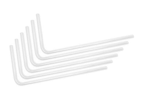 Image of EK-Loop Hard Tube 14mm Pre-Bent 90° Acrylic Tubing 0.8m (6 Pack) for PC Water Cooling, 10/14mm ID/OD Hardline Tubes