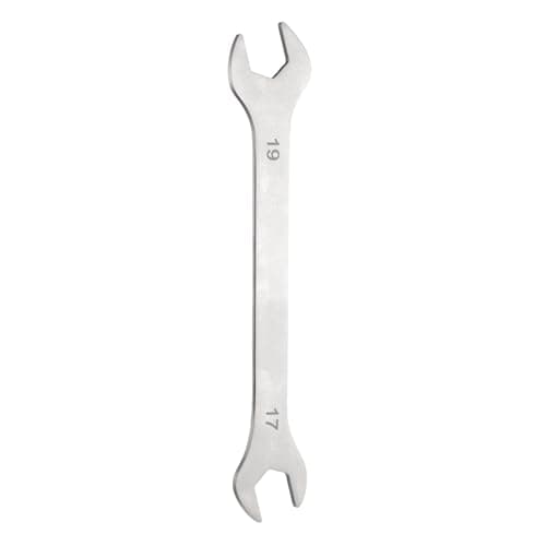 Image of sourcing map Super Thin Open End Wrench 17x19mm Metric Lightweight U-Shaped Spanner Double End Wrenches for Automotive Repair Furniture Assembly, Gray