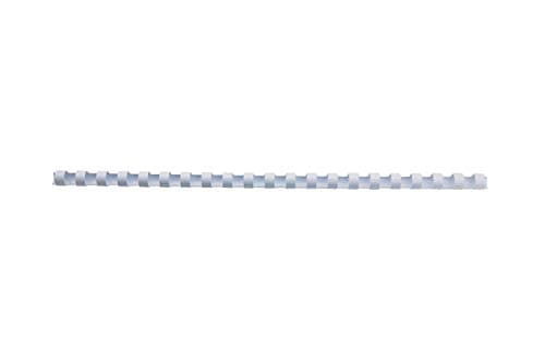 Image of GBC CombBind Binding Combs, 14 mm, 125 Sheet Capacity, A4, 21 Ring, White, Pack of 100, 4028198